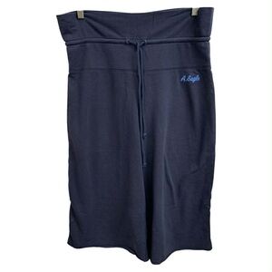 American Eagle Outfitters Dark Blue Skirt with Drawstring Size L